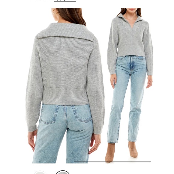 Wayf Nelle Half Zip Pullover - Picture 2 of 4